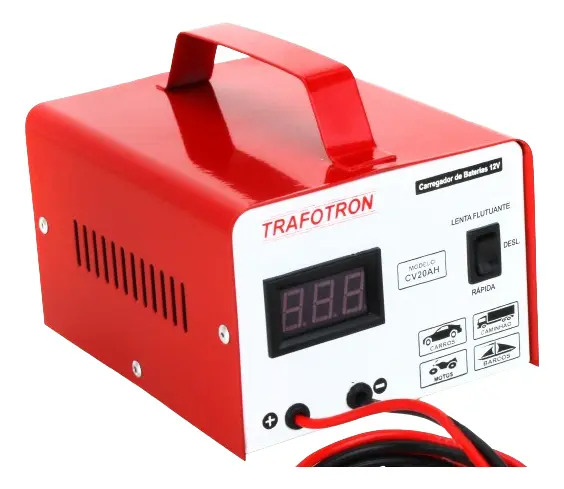Carregador Bivolt Vermelho