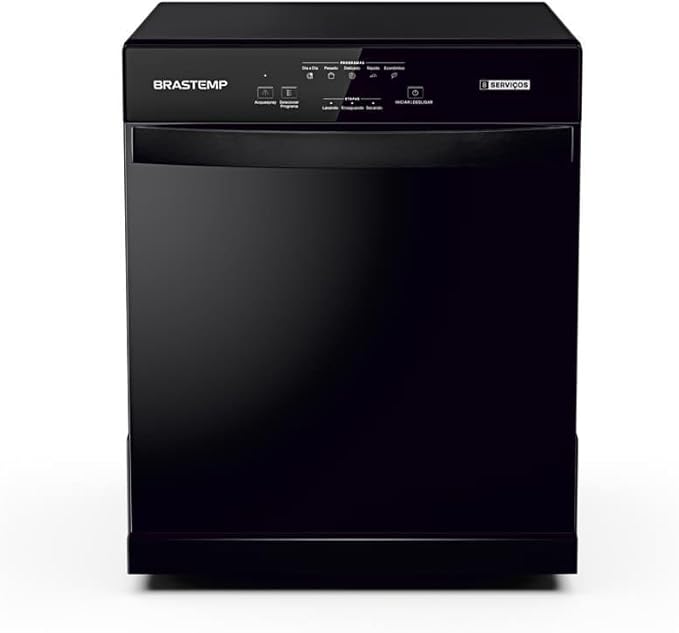 Lava-Louças Brastemp 8 Serviços Preta BLF08AE